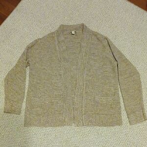 Appleseed's Beige Knit Cardigan Size L